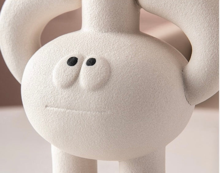 Cute Mr. Big Toe Ceramic Mini Vase