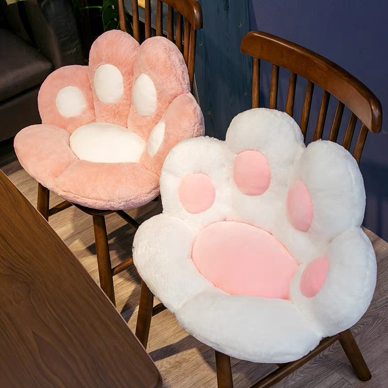 Cute Kawaii Cat Paw Soft Plush Sitting Cushion