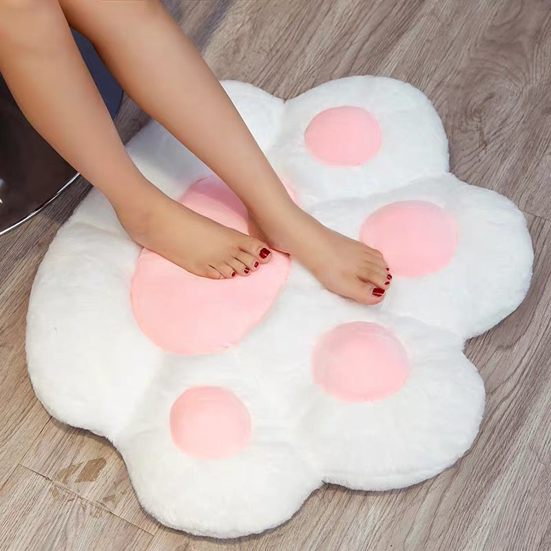 Cute Kawaii Cat Paw Soft Plush Sitting Cushion