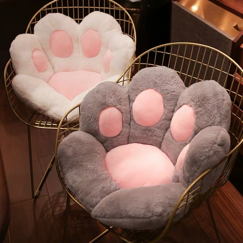 Cute Kawaii Cat Paw Soft Plush Sitting Cushion