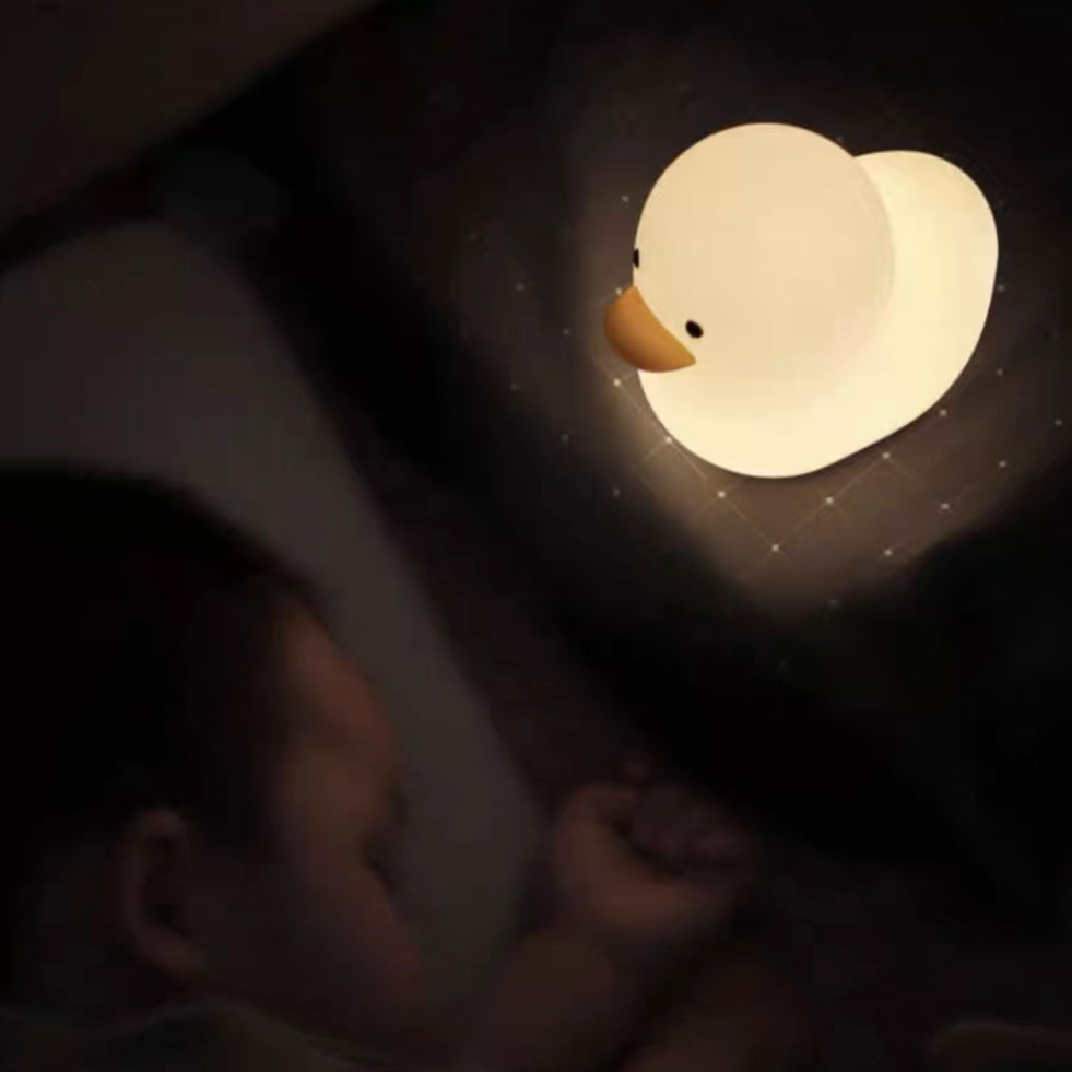 Cute Boring Duck Soft Mini Night Light