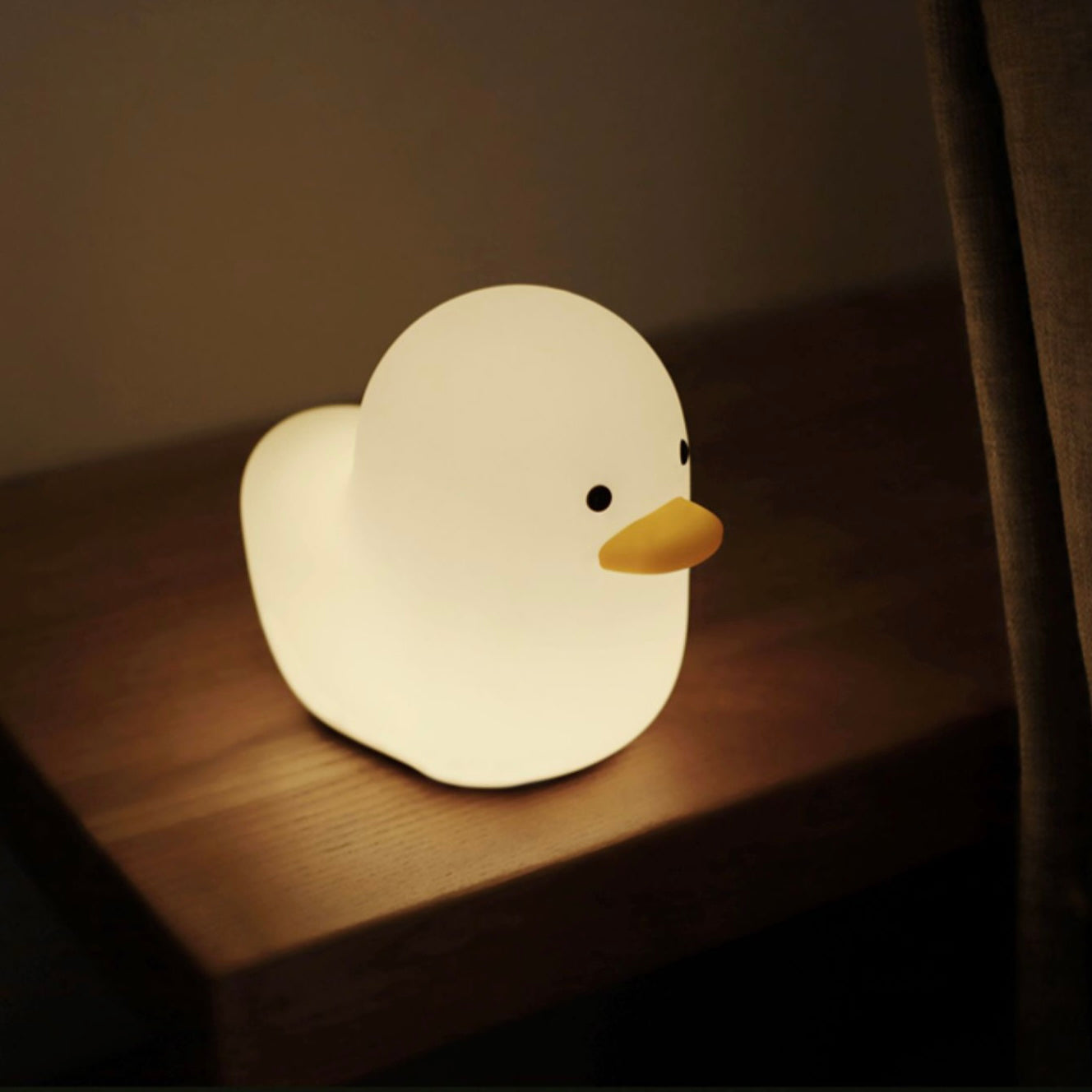 Cute Boring Duck Soft Mini Night Light