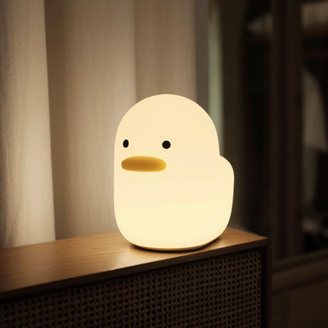 Cute Boring Duck Soft Mini Night Light