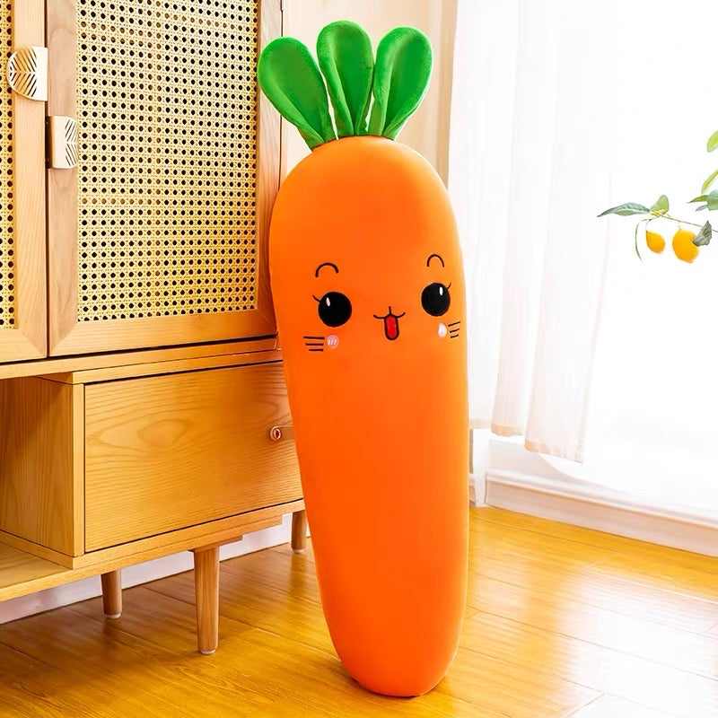 Cute Cheeky Funny Novelty Carrot Plush Cushion