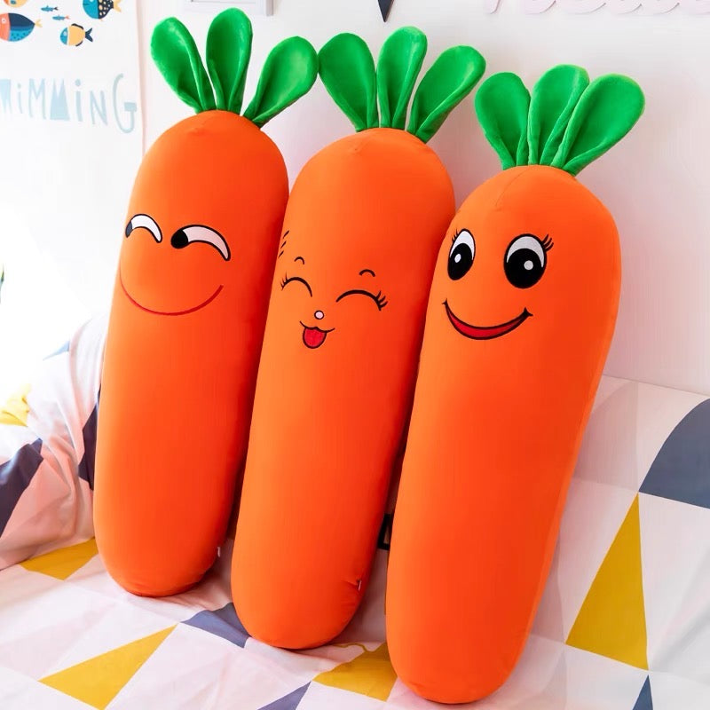 Cute Cheeky Funny Novelty Carrot Plush Cushion