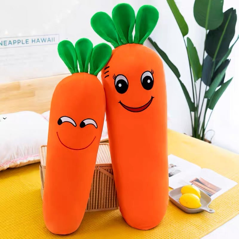Cute Cheeky Funny Novelty Carrot Plush Cushion