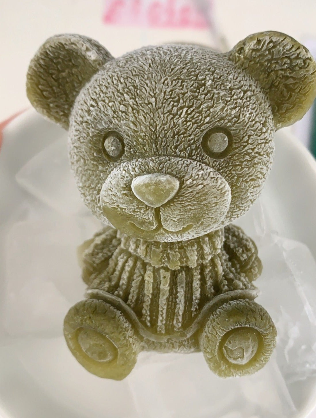 Cute Kawaii Teddy Bear 3D Ice Cube Silicone Mold