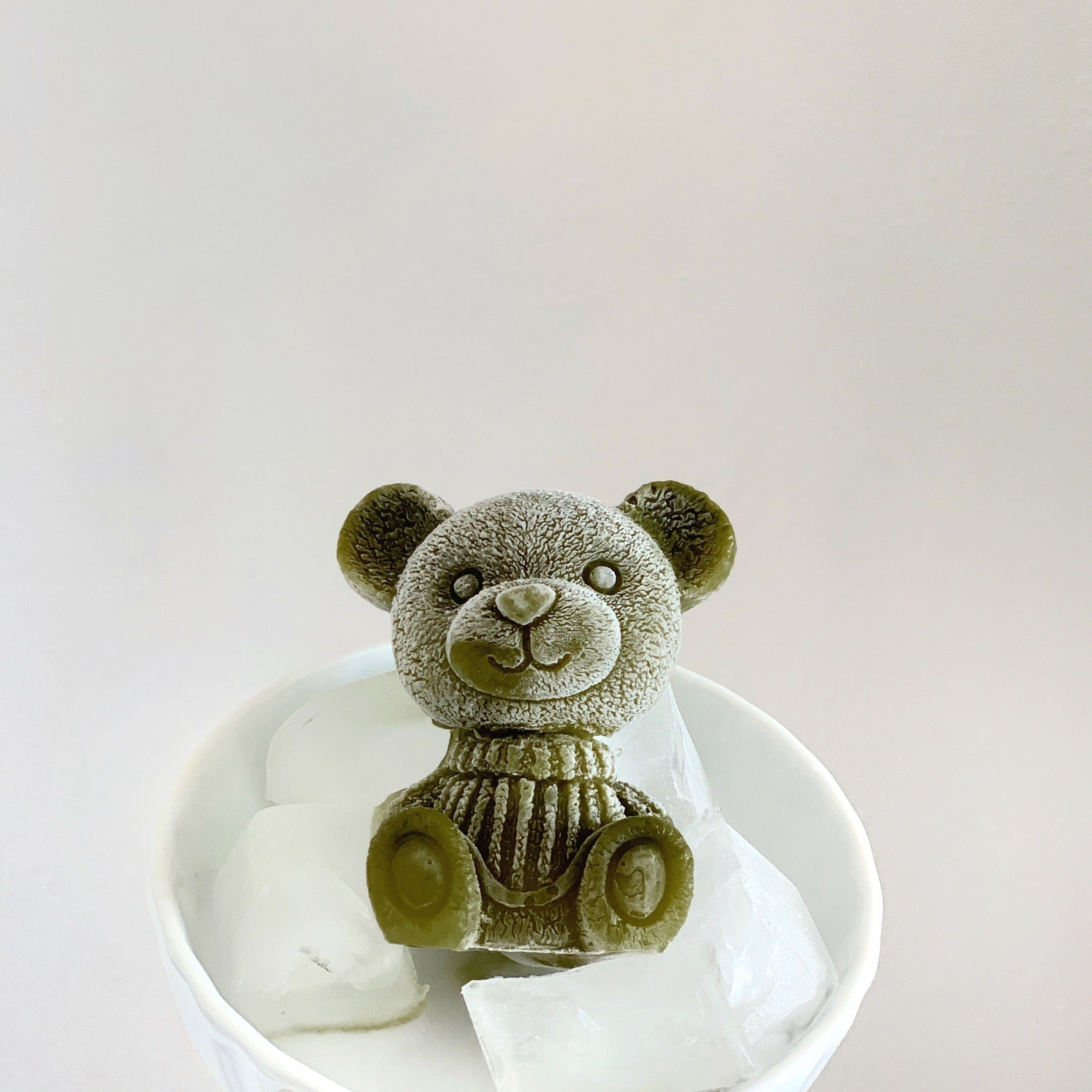Cute Kawaii Teddy Bear 3D Ice Cube Silicone Mold
