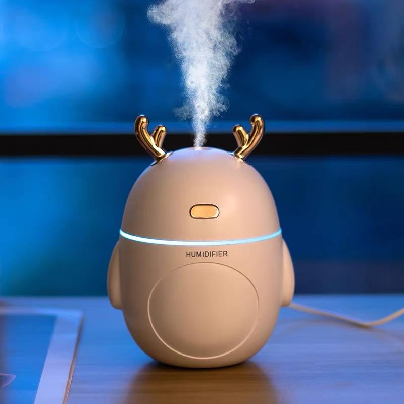 Cute Mini USB Household Bedroom Deer Shape Spray Humidifier