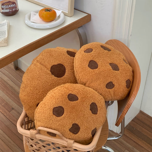 Cute Yummy Chocolate Chip Cookie Pillow Plush - Peachymart