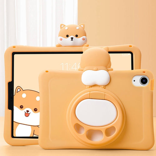 Cute Baby Shiba 3D Silicone iPad Case Cover