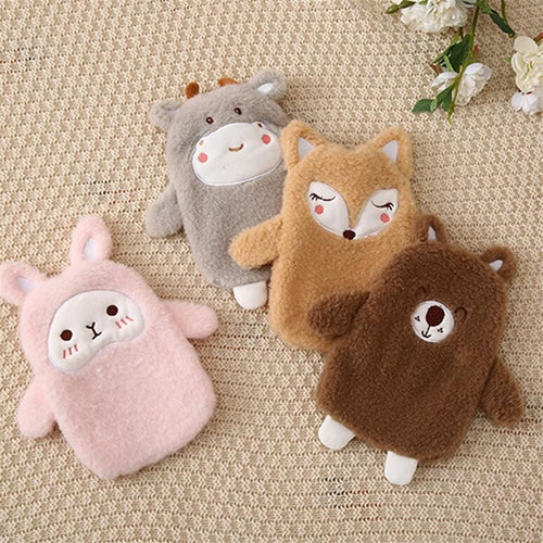 Kawaii Animal Shape Mini Warm Water Bag for Winter - Peachymart