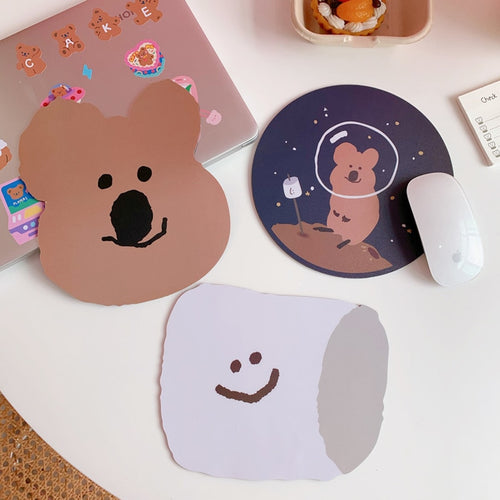 Kawaii Kangaroo & Friends Non-Slip Mouse Pad - Peachymart