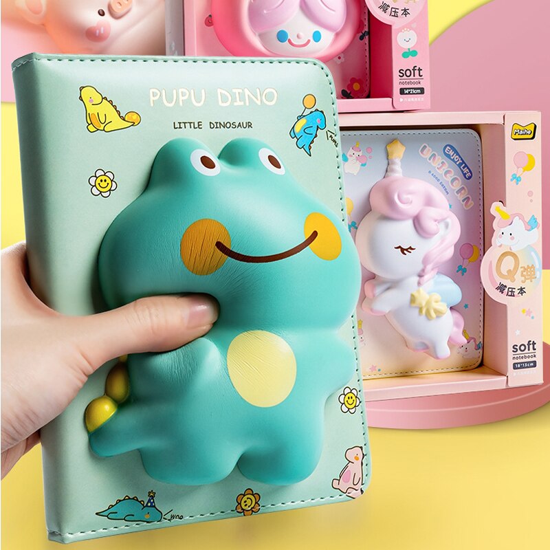 Cute Kawaii Bear & Bunny Leather Flap Journal Diary Planner Notebook -  Peachymart