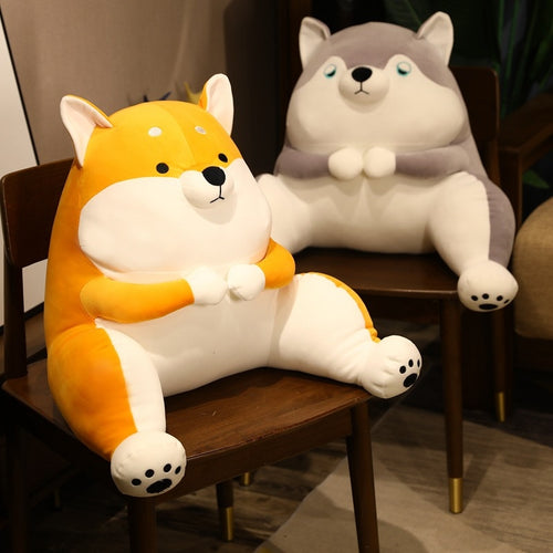 Kawaii Japanese Style Chubby Shiba Plushy Toy Cushion - Peachymart