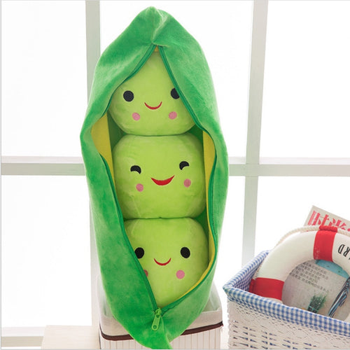 Cute Kawaii Detachable Baby Pea Plushie Toy Doll - Peachymart