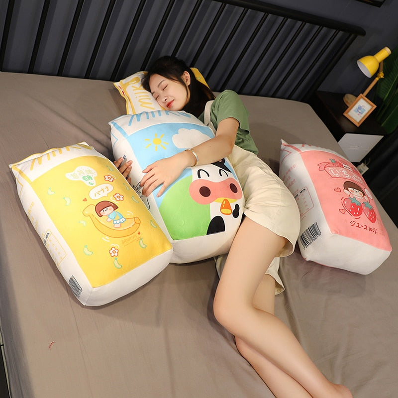 Kawaii Banana Baby Long Plush Pillow - Peachymart