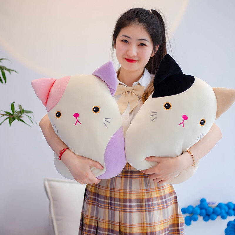 Kawaii deals cat pillow