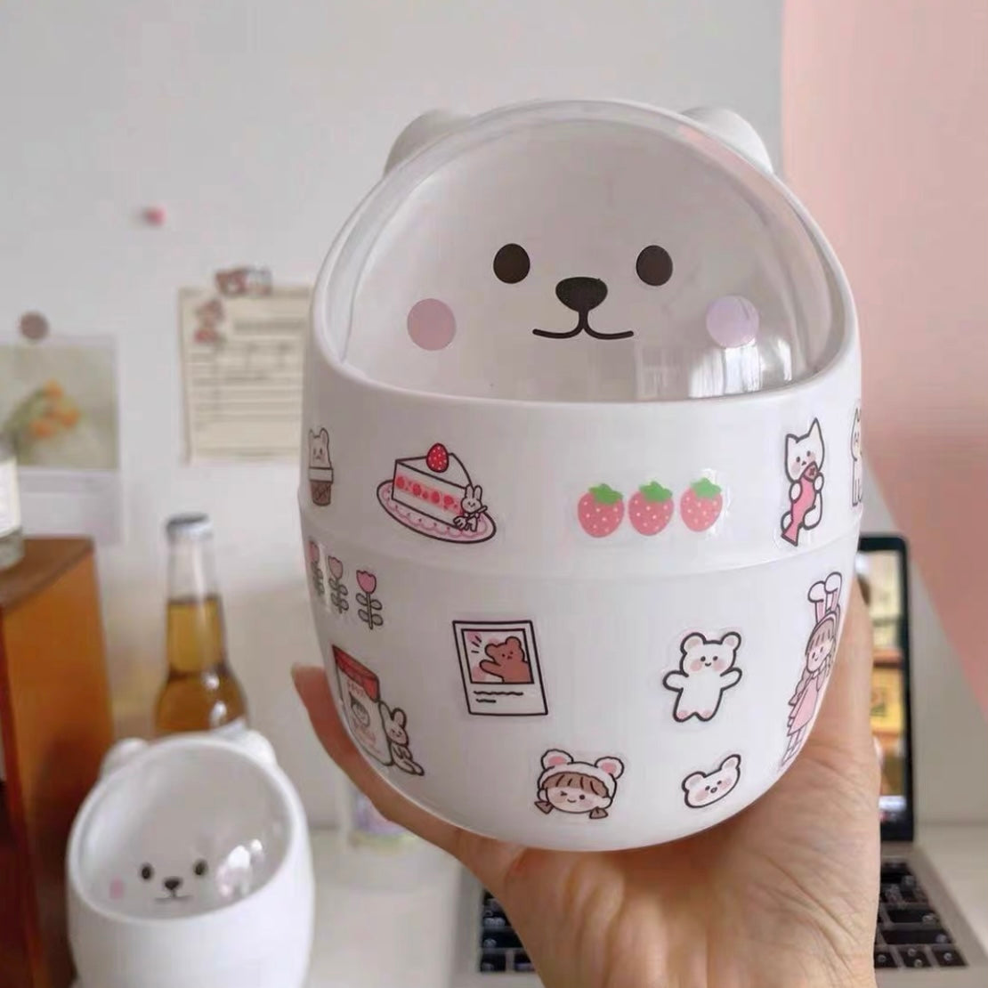 Pastel Desktop Mini Trash Can – The Kawaii Shoppu