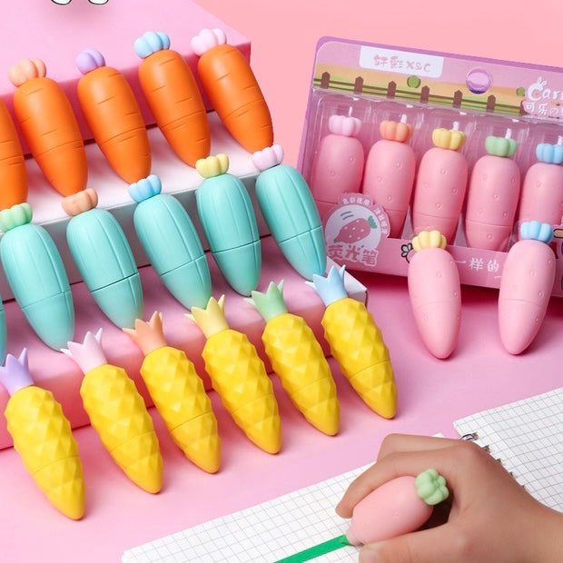 Cute Chubby Piggy Adjustable Rubber Eraser Pen - Peachymart