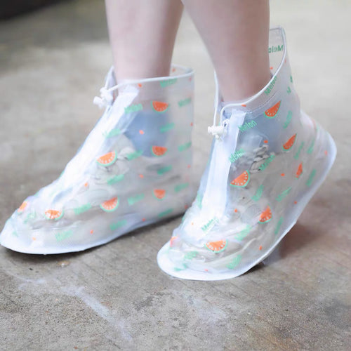 Cute Rainy Days Waterproof Boots Shoes Protector Cover - Peachymart
