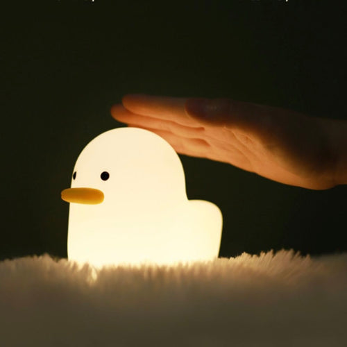 Cute Boring Duck Soft Mini Night Light - Peachymart