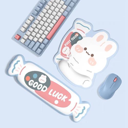 Cute 3D Bunny Rabbit Sweet Candy Mouse Pad - Peachymart
