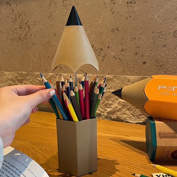 Cute Giant Crayon Pencil Desk Accessories Holder - Peachymart